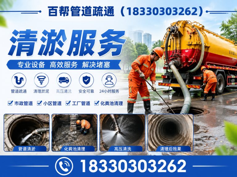 唐山市汉沽管理区下水道疏通展示图
